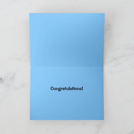 Gefeliciteerd: Eagle & Blue Sky Kaart (Binnen)