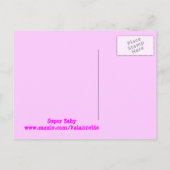 Gefeliciteerd, een nieuwe baby! aankondigingskaart (Achterkant)