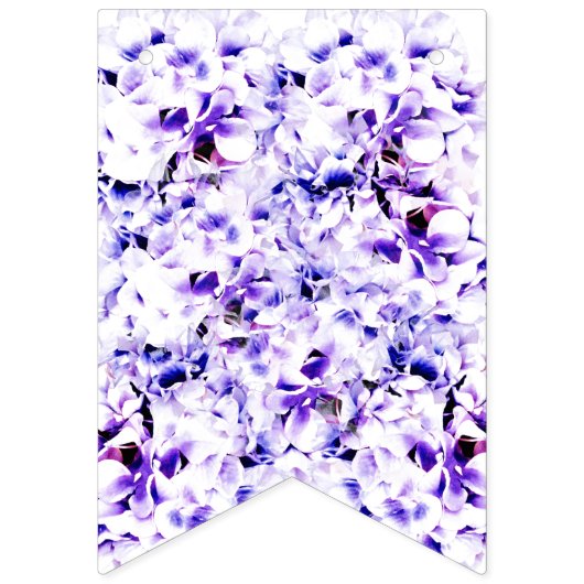 Gefeliciteerd Elegant Violets Vlaggetjes (Eerste vlag)