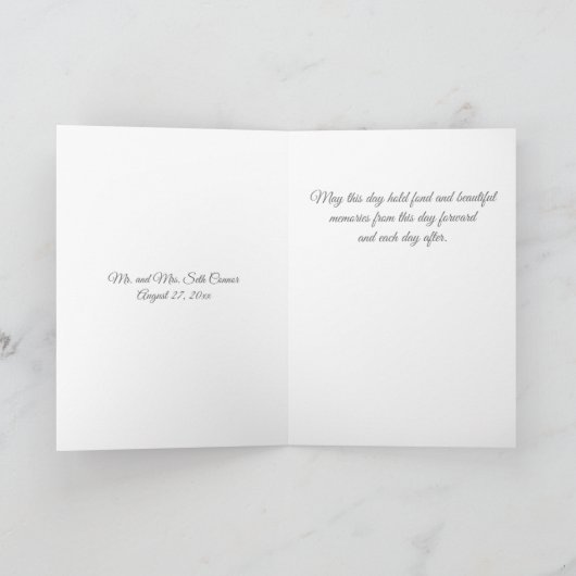 Gefeliciteerd en nog lang en gelukkig kaart (Binnen)