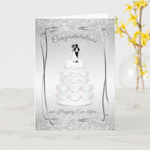 Gefeliciteerd en nog lang en gelukkig kaart (Gele Bloem)