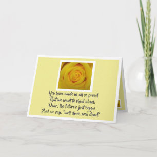 Gefeliciteerd examen kaart