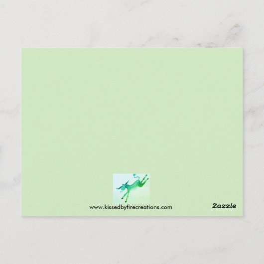 Gefeliciteerd Ezel! Briefkaart (Achterkant)