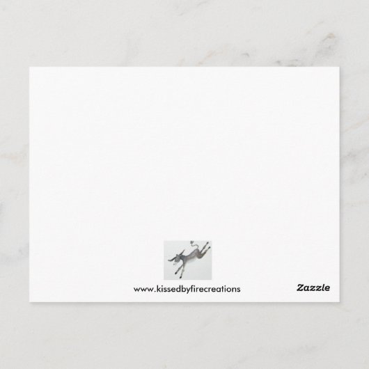 Gefeliciteerd Ezel! Briefkaart (Achterkant)