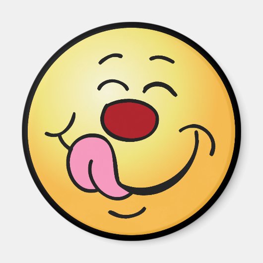 Gefeliciteerd Face Grumpey Magneet (Voorkant)