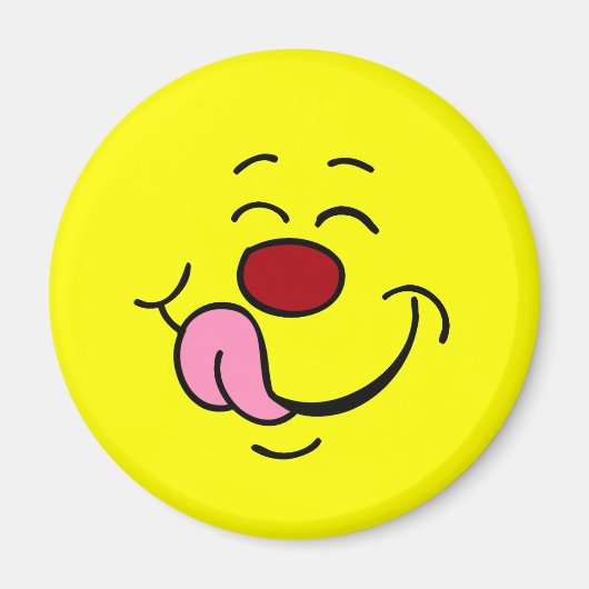 Gefeliciteerd Face Grumpey Magneet (Voorkant)