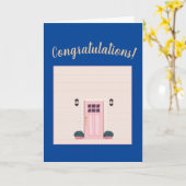 Gefeliciteerd Fancy hedendaags Manuscript Nieuw Hu Kaart (Gele Bloem)