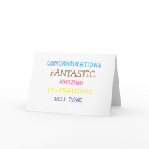 Gefeliciteerd, fantastisch