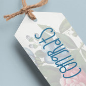 Gefeliciteerd Favor Tag Cadeaulabel