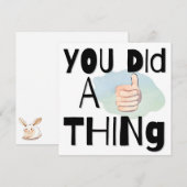 Gefeliciteerd Feestdagenkaart (Voorkant / Achterkant)