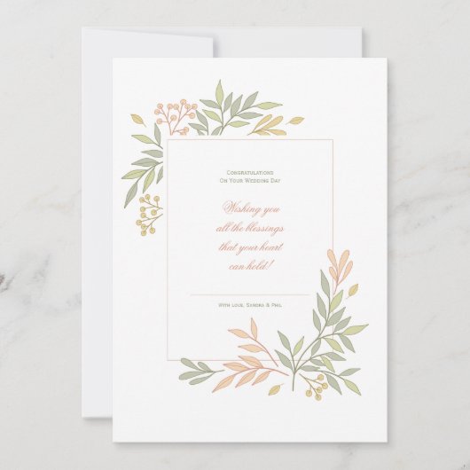 Gefeliciteerd Feestdagenkaart (Voorkant)