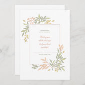 Gefeliciteerd Feestdagenkaart (Voorkant / Achterkant)