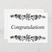 Gefeliciteerd Feestdagenkaart (Voorkant / Achterkant)