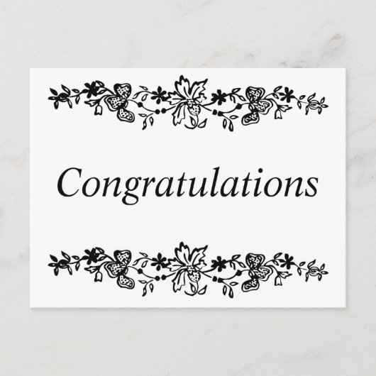 Gefeliciteerd Feestdagenkaart (Voorkant)