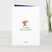 Gefeliciteerd Floral Heart Bird German Kaart (Achterkant)