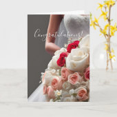 Gefeliciteerd, Floral Vrijgezellenfeest Kaart (Gele Bloem)