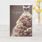 Gefeliciteerd, Floral Vrijgezellenfeest Kaart (Gele Bloem)