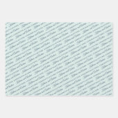 Gefeliciteerd, Floral Wrapping Paper Sheets (Voorkant 2)