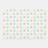 Gefeliciteerd, Floral Wrapping Paper Sheets (Voorkant 2)
