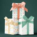 Gefeliciteerd, Floral Wrapping Paper Sheets<br><div class="desc">Gefeliciteerd het speciale stel met deze mooie gepersonaliseerde papieren papierbladen voor bloemperken! Ideaal voor bruiloften,  verjaardagen,  vrijgezellenfeesten en verlovingspartijen!</div>