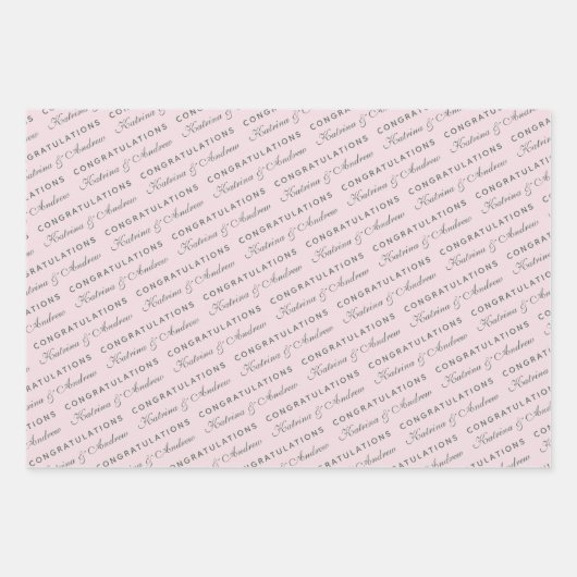 Gefeliciteerd, Floral Wrapping Paper Sheets (Voorkant 2)