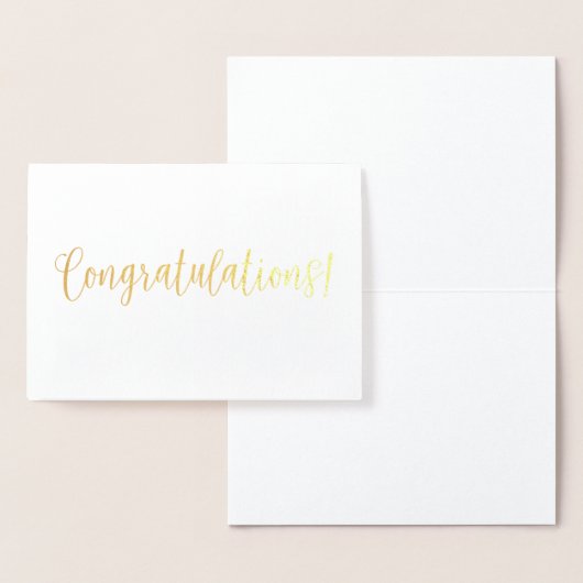 Gefeliciteerd Folie Kaart (Display)