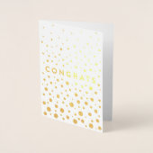 Gefeliciteerd Folie Kaart (Voorkant)