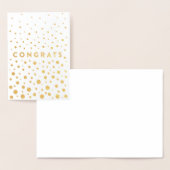 Gefeliciteerd Folie Kaart (Display)