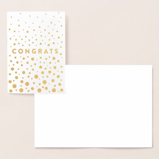 Gefeliciteerd Folie Kaart (Display)