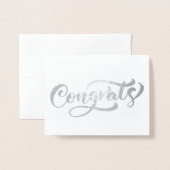 Gefeliciteerd Folie Kaarten (Voorkant met envelop)