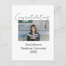 Gefeliciteerd foto afgestudeerde naam universiteit