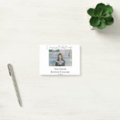 Gefeliciteerd foto afgestudeerde naam universiteit post-it® notes (Kantoor)