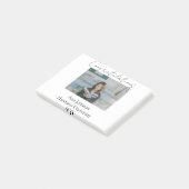 Gefeliciteerd foto afgestudeerde naam universiteit post-it® notes (Schuin)
