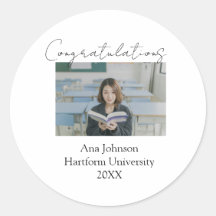 Gefeliciteerd foto afgestudeerde naam universiteit