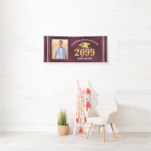 Gefeliciteerd Foto Bourgogne Gold 2021 Afstuderen Spandoek (Insitu)