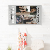 Gefeliciteerd Foto Graduation Party Spandoek (Insitu)