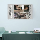 Gefeliciteerd Foto Graduation Party Spandoek (Beurs)