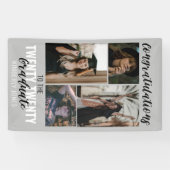 Gefeliciteerd Foto Graduation Party Spandoek (Horizontaal)