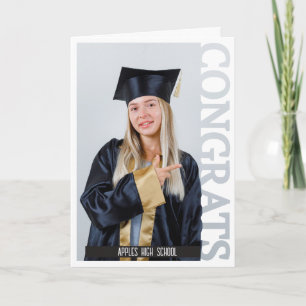 Gefeliciteerd Foto Viering rijexamen afstuderen Bedankkaart