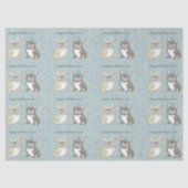 Gefeliciteerd Franse, buldog Tissuepapier (Voorkant)