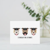 Gefeliciteerd Franse Bulldogs Briefkaart (Staand voorkant)