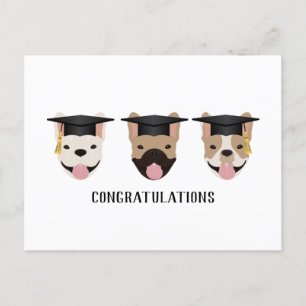 Gefeliciteerd, French Bulldogs Briefkaart