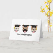 Gefeliciteerd, French Bulldogs Kaart (Gele Bloem)