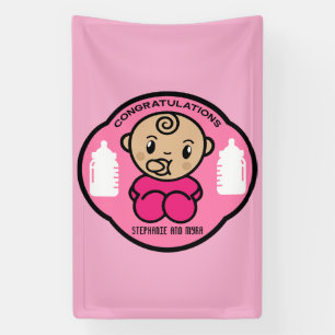 Gefeliciteerd Gay Ouders Baby Boy Spandoek