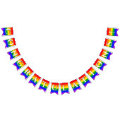 Gefeliciteerd Gay Pride Rainbow Bunting Banner (Alle)