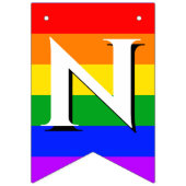 Gefeliciteerd Gay Pride Rainbow Bunting Banner (Derde vlag)