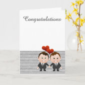 Gefeliciteerd Gay ThGefeliciteerd Wedding Kaart (Gele Bloem)