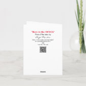 Gefeliciteerd, geboren in de jaren vijftig kaart (Achterkant)