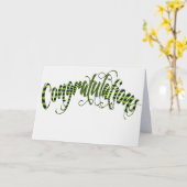 Gefeliciteerd - Geen bericht binnenin Kaart (Gele Bloem)