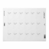 Gefeliciteerd gefeliciteerd afgestudeerd naam datu etiket (Full Sheet)
